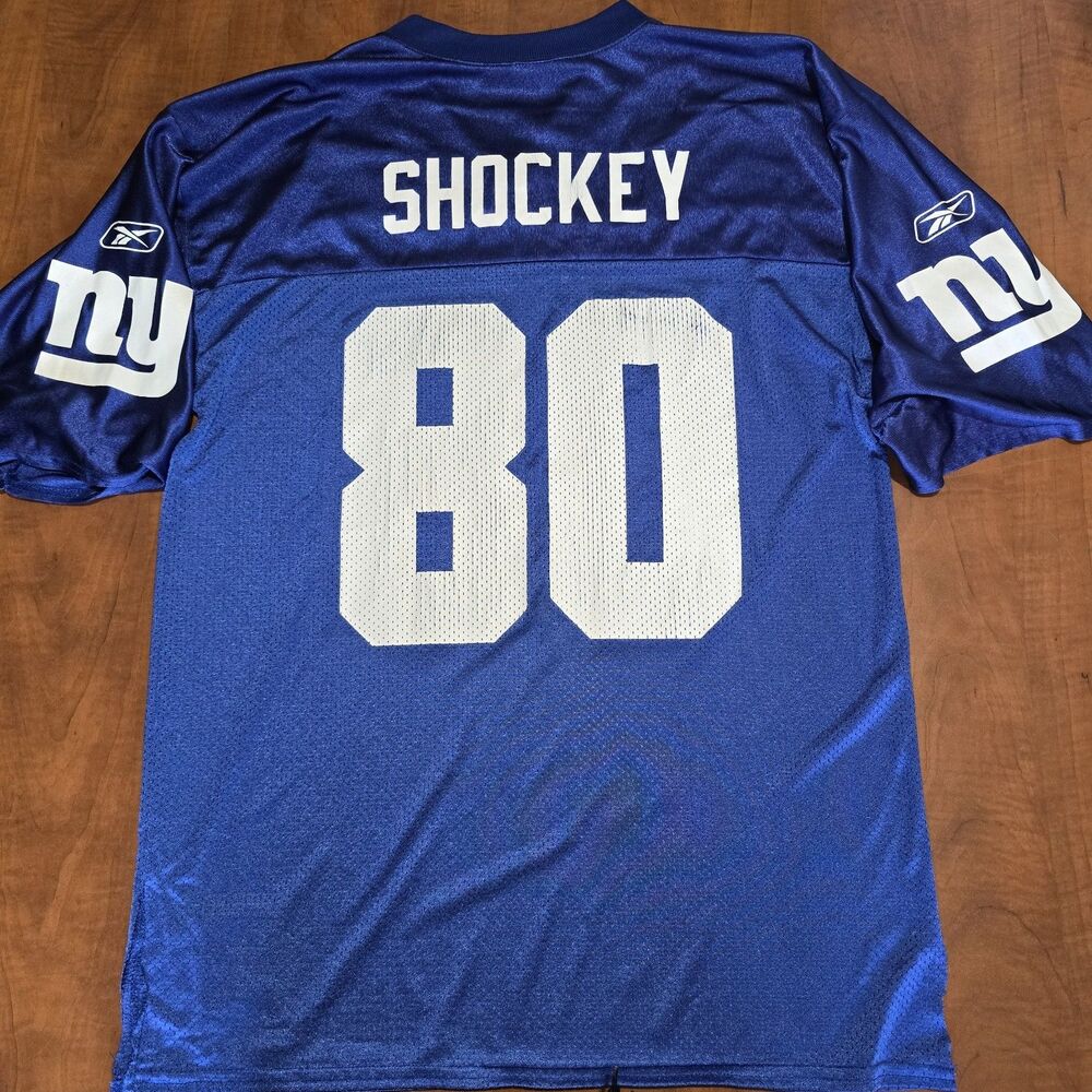 Reebok Vintage Y2K NFL New York Giants Jeremy Shockey Nylon Jersey M